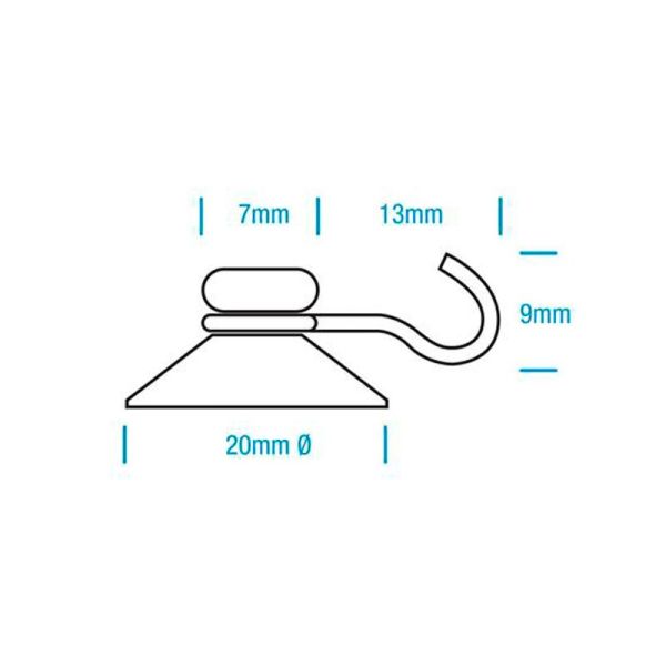 Ventosa con gancho Ventosas 2