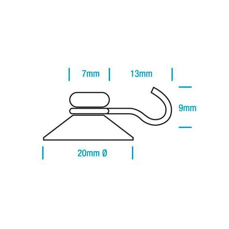 Ventosa con gancho Ventosas