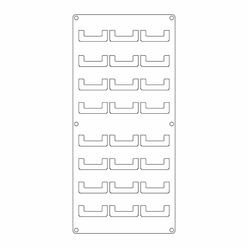 Tarjetero mural 24 Tarjeteros de pared