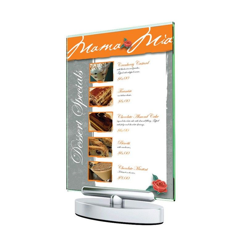 Portagráfica Giratoria 2 caras Portamenús