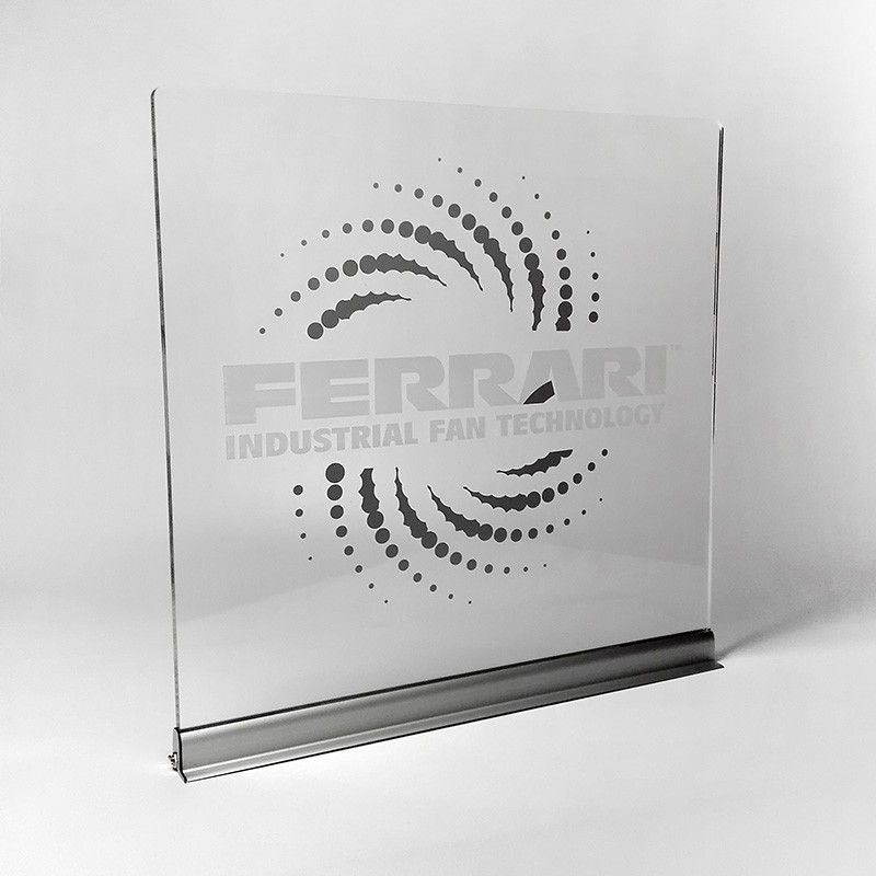 Luz filtrante sobremesa Señalética