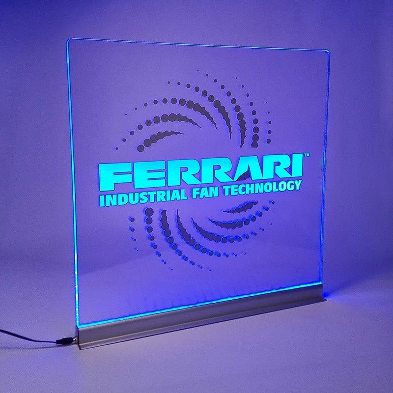 Luz filtrante sobremesa Señalética