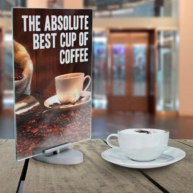 Portagráfica Giratoria 2 caras Portamenús