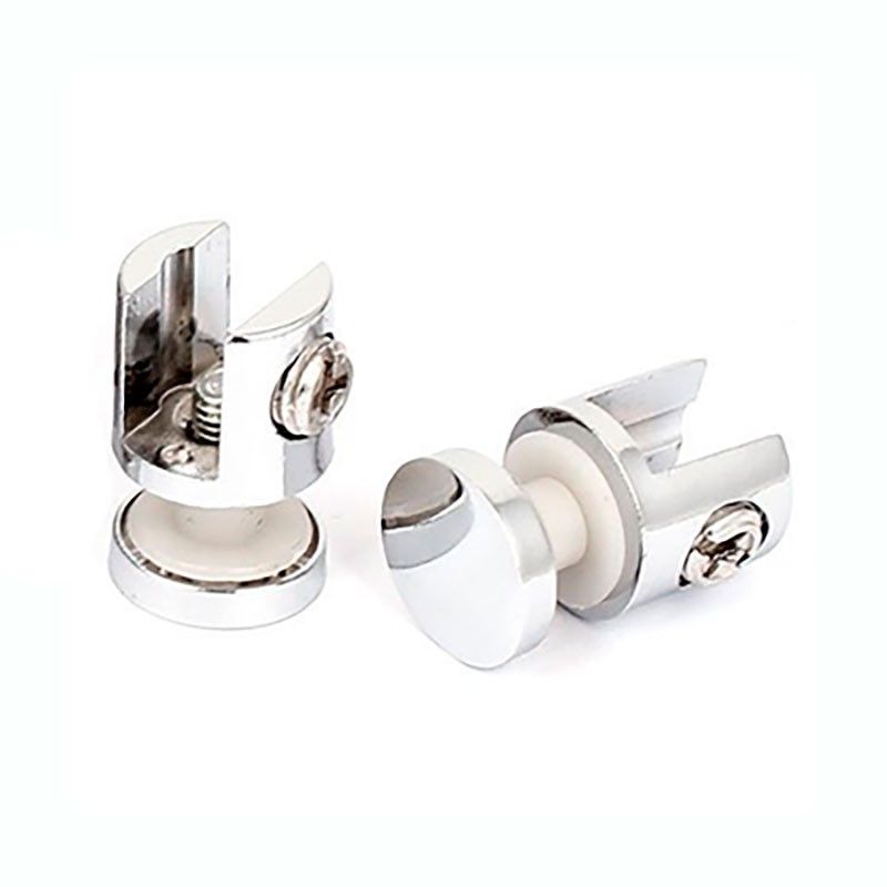 Sujeta estante doble Herrajes