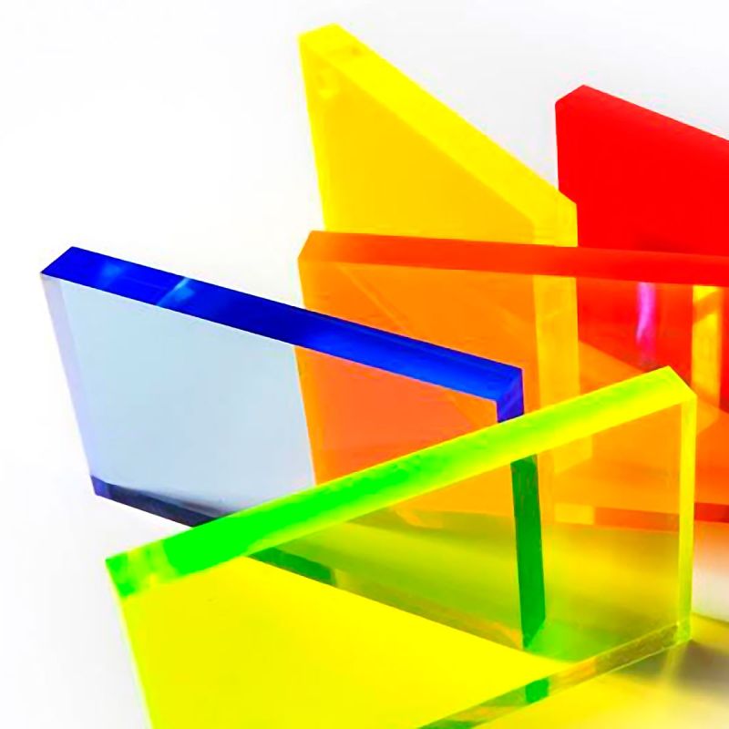 Metacrilato flúor Planchas de metacrilato