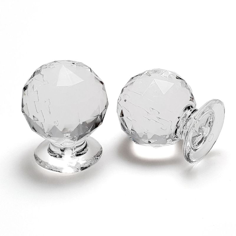 Pomo redondo acrílico Pomos