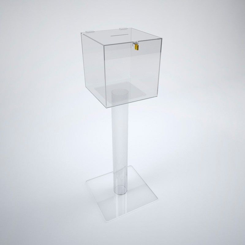 Pedestal vitrinas y urnas Urnas de metacrilato con pedestal