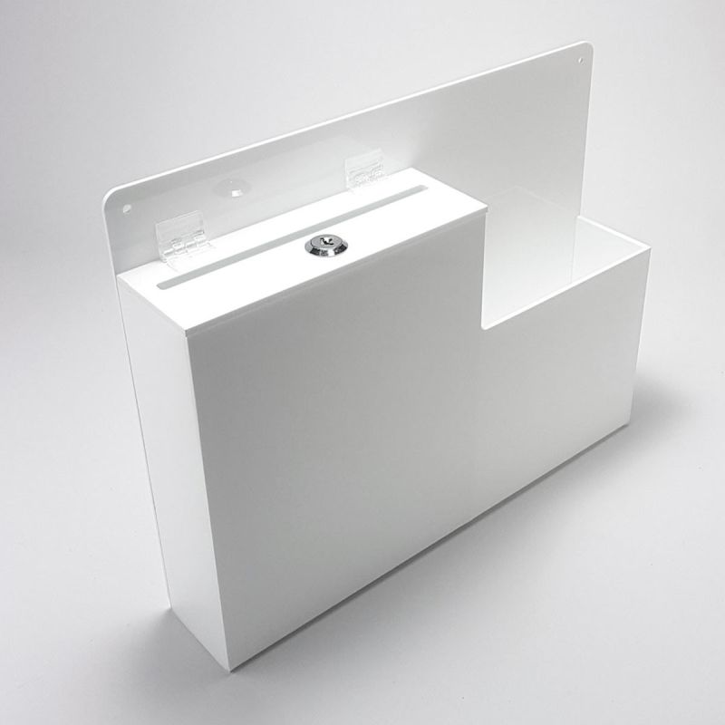 Buzón sugerencias blanco Buzones