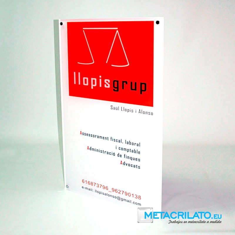 Directorios rotulados Señalética