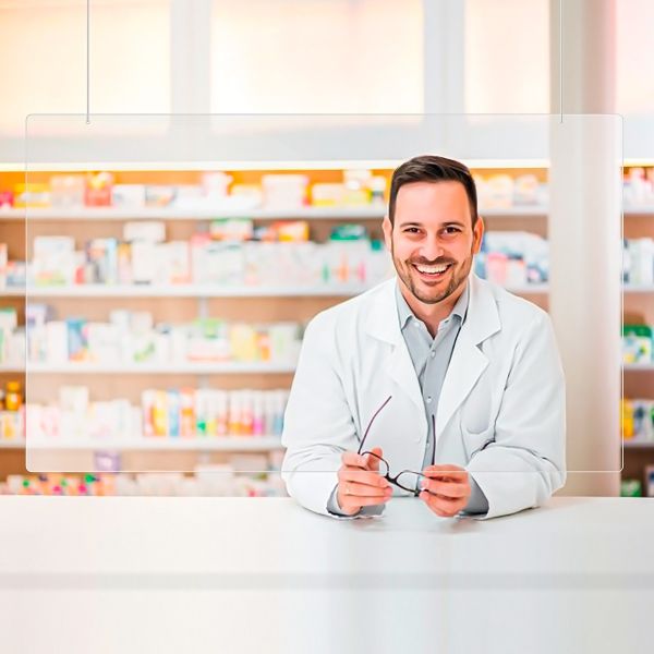 Mampara protectora colgante Mamparas protección frontal-5% 2