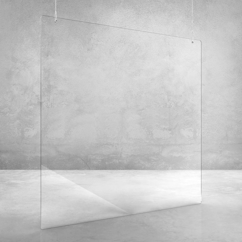 Mampara protectora colgante Protección frontal