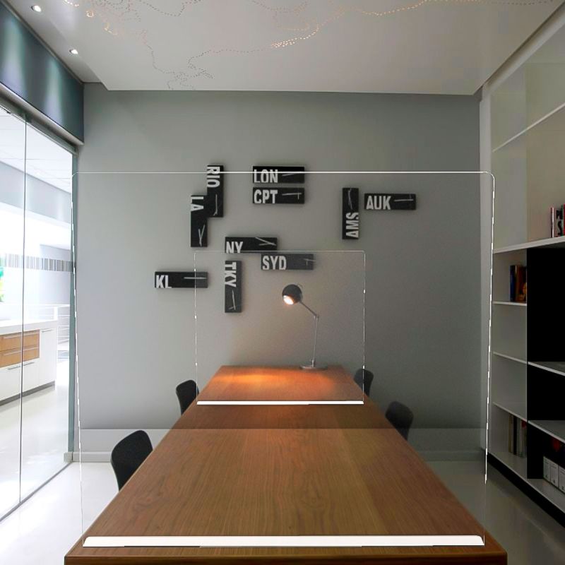 Mampara adhesiva / atornillada Protección frontal