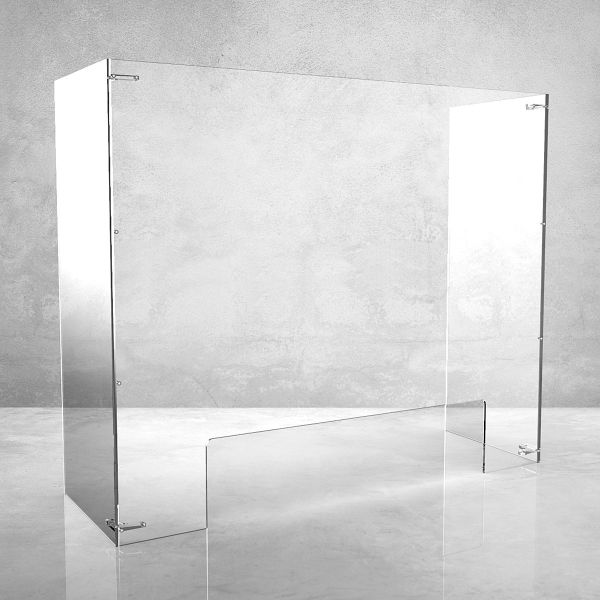 Mampara Premium Protección frontal y lateral 2