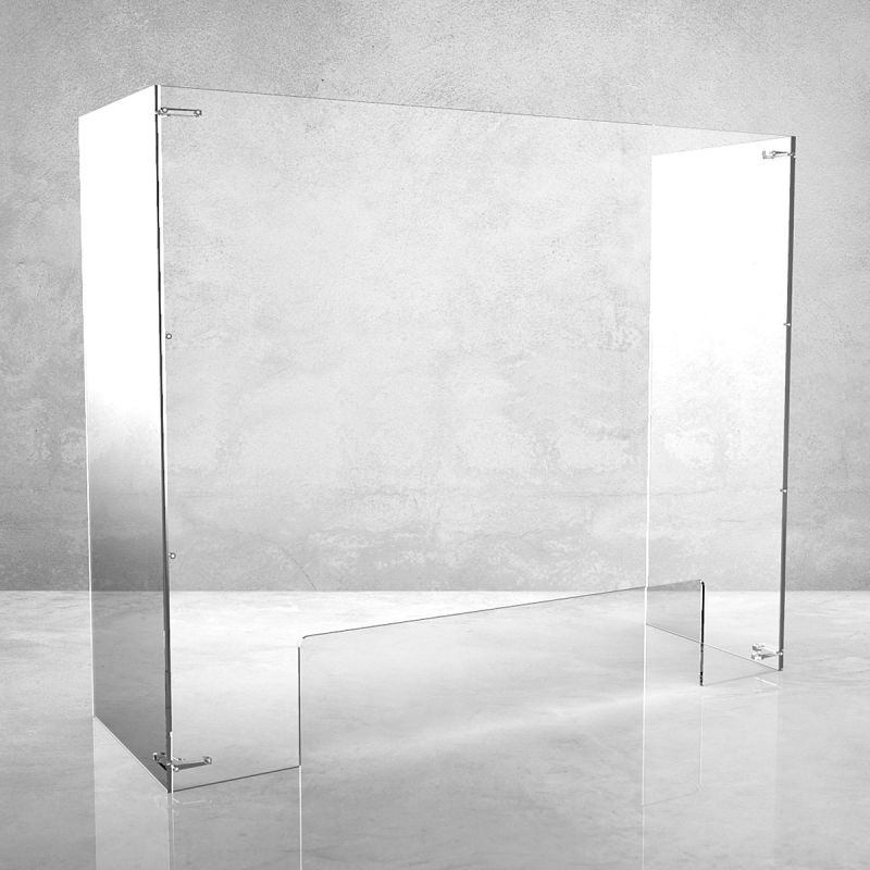 Mampara Premium Protección frontal y lateral