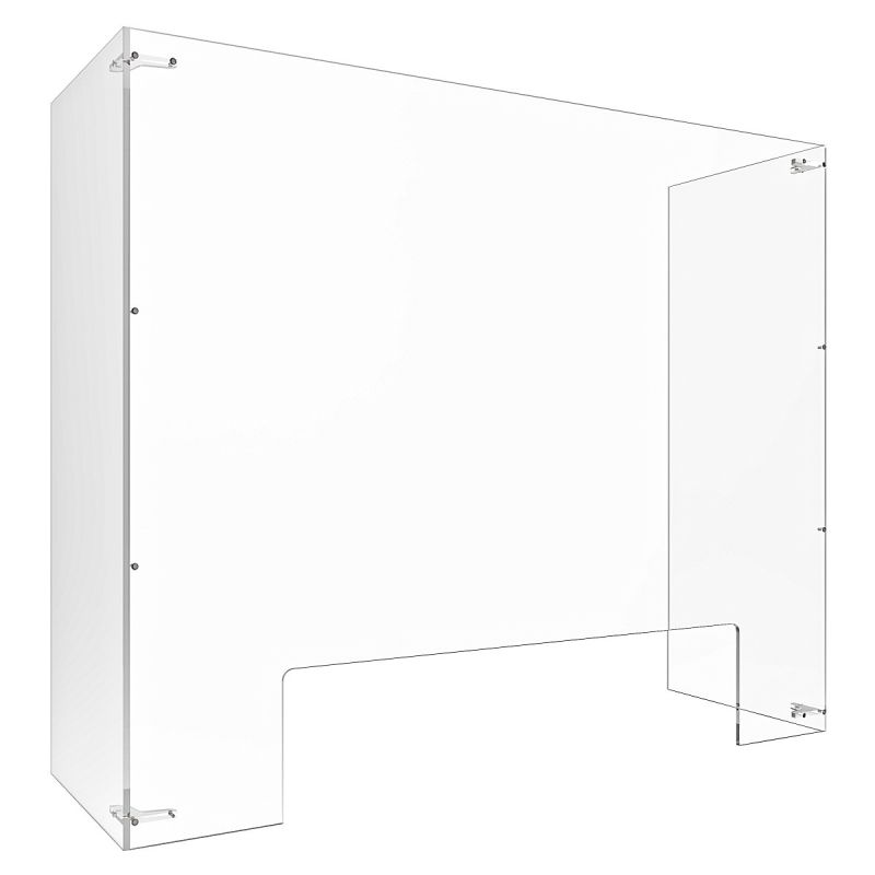 Mampara Premium Protección frontal y lateral