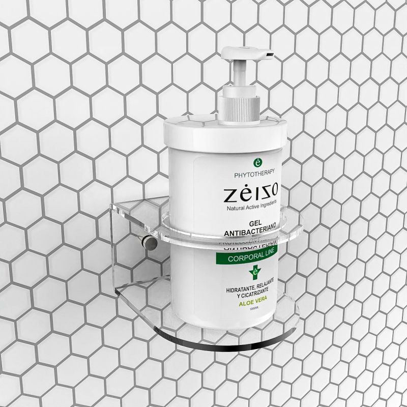 Expositor mural desinfectante de manos Expositores