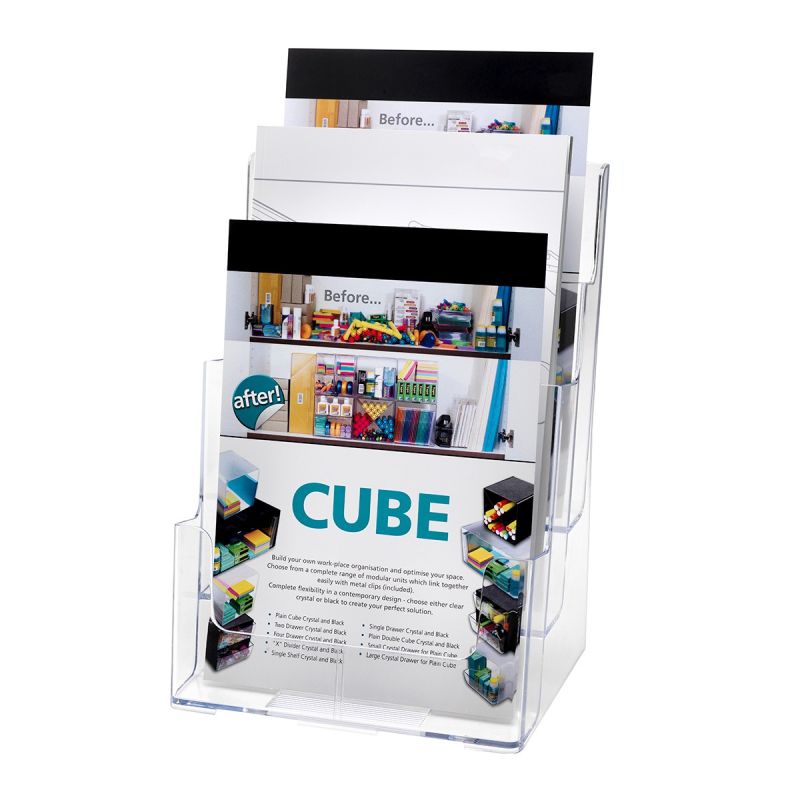 Portafolletos 3 Dispensadores Portafolletos