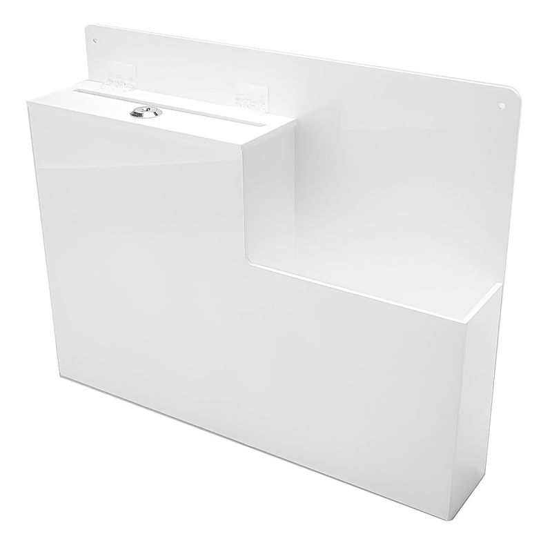 Buzón sugerencias blanco Buzones