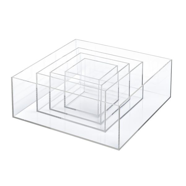 Set 4 cajas metacrilato Vitrinas y cubos