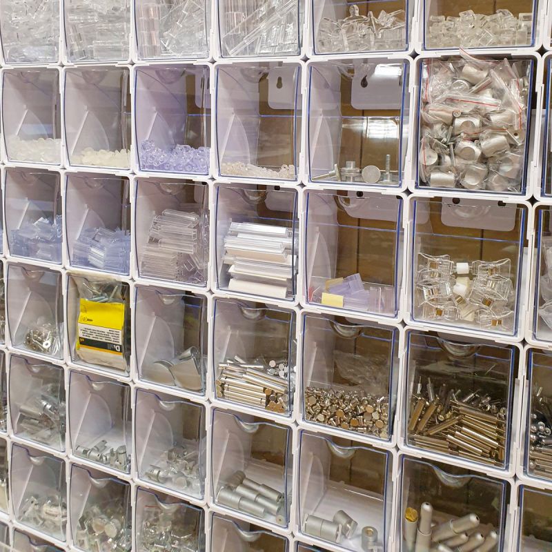 Set 4 cubos de organización Dispensadores