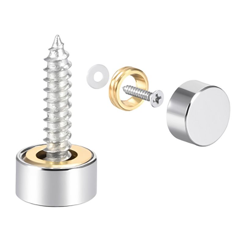 Cubre tornillo cromado plata Accesorios para planchas