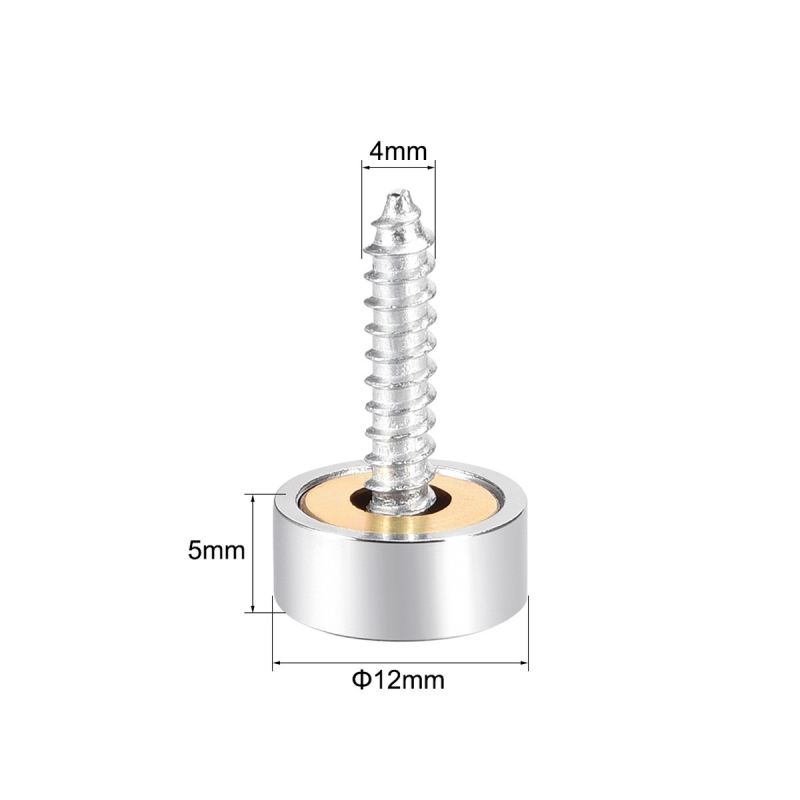 Cubre tornillo cromado plata Accesorios para planchas