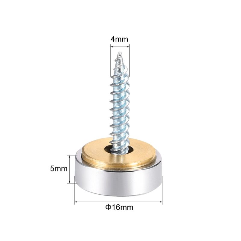 Cubre tornillo cromado plata Accesorios para planchas