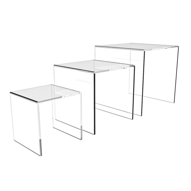 Set peanas cuadradas Peanas de metacrilato