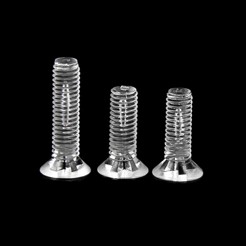 Tornillo transparente avellanado Tornillería