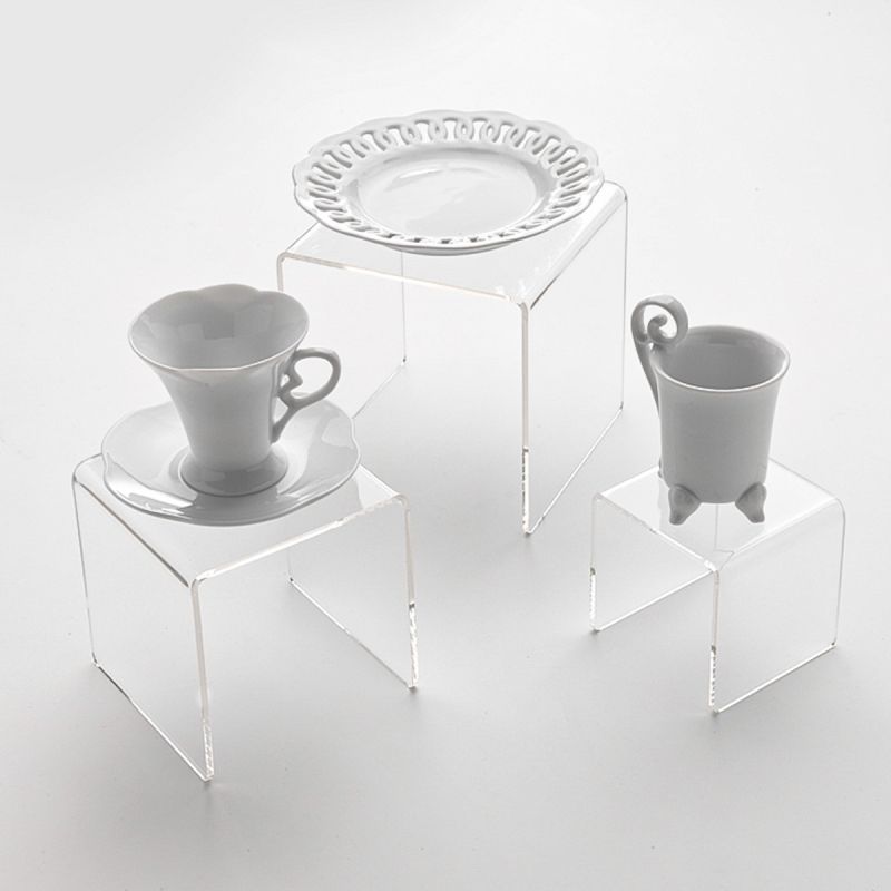 Set peanas cuadradas Peanas de metacrilato