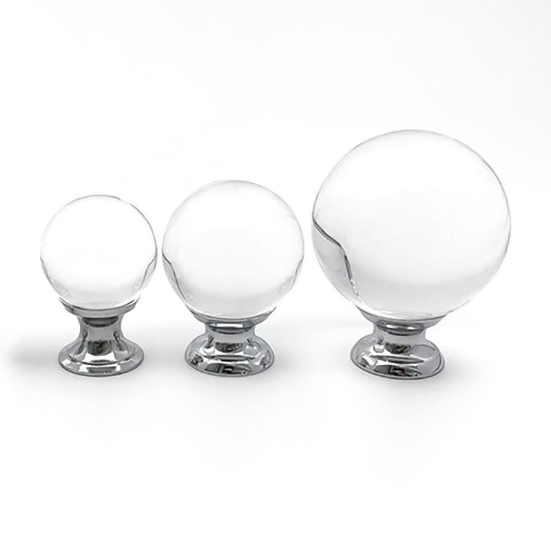 Pomo cristal redondo Pomos