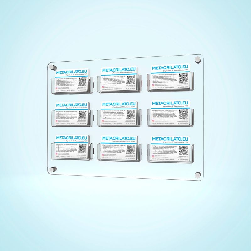 Tarjetero mural 9 Tarjeteros de pared