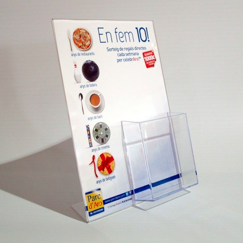 Portagráfica mod. L portafolletos Portafolletos