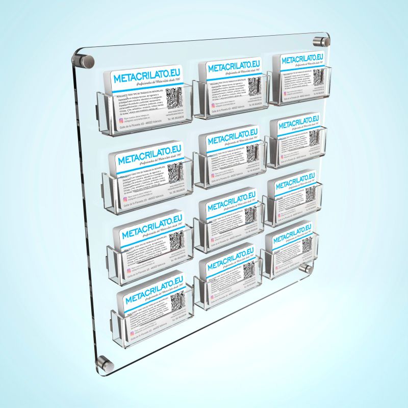 Tarjetero mural 12 Tarjeteros de pared