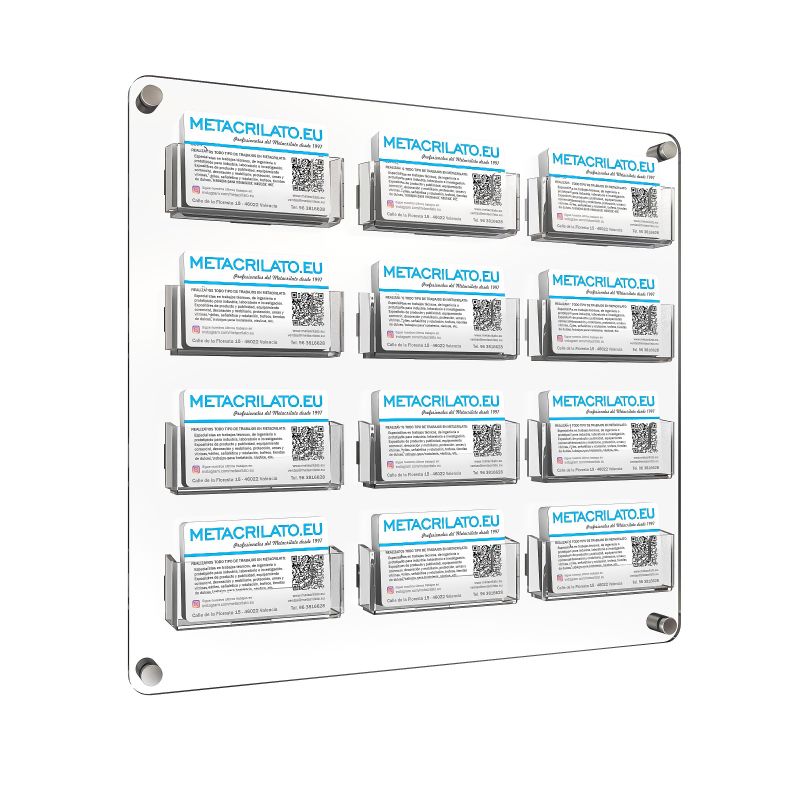 Tarjetero mural 12 Tarjeteros de pared