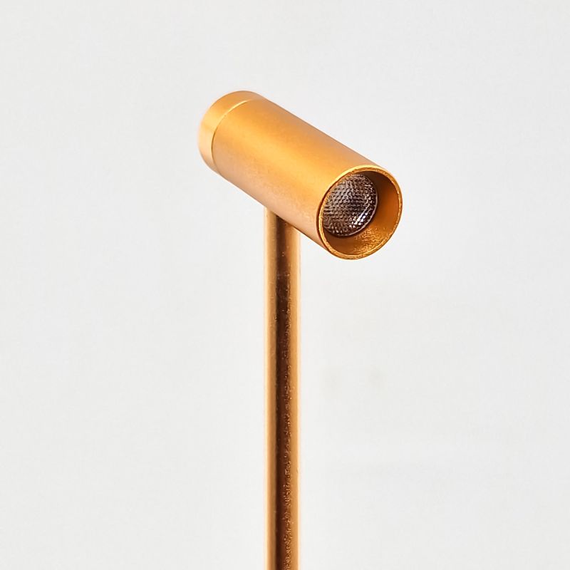 Foco vitrinas Lux oro Iluminación