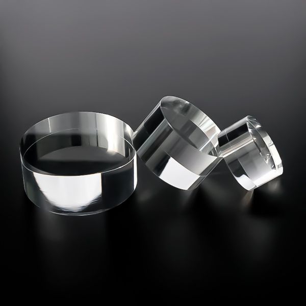 X4 Peanas circulares transparentes Bloques y peanas 2