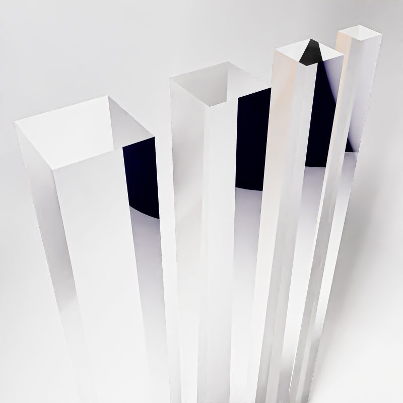 Barras cuadradas de metacrilato