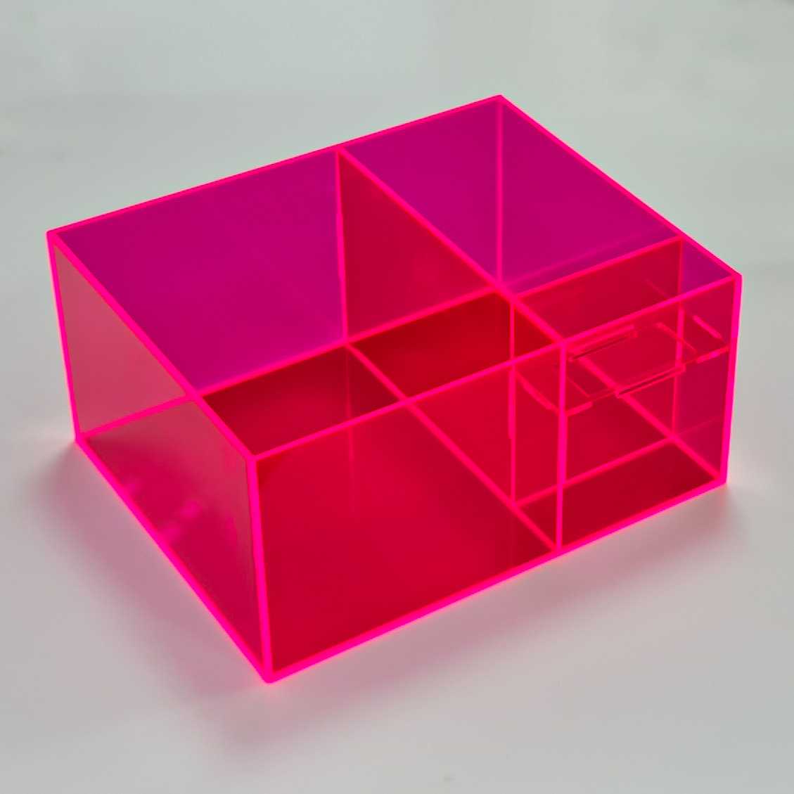 Cubo contenedor metacrilato