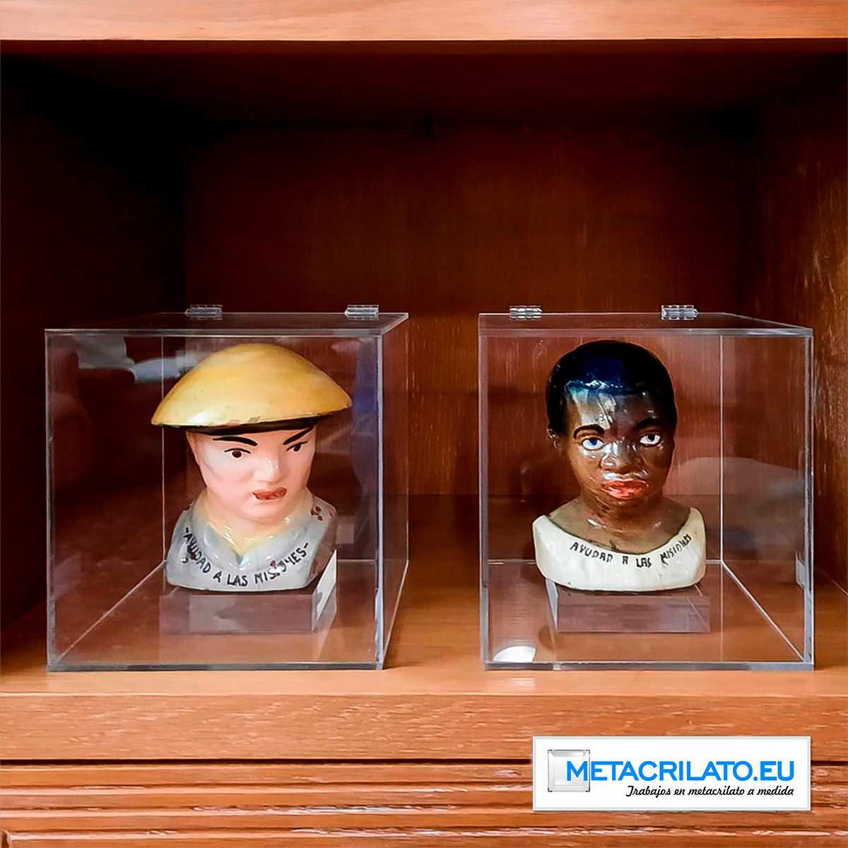 Vitrina huchas Domund